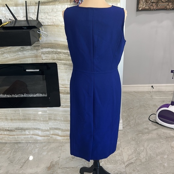 Talbots Deep Blue Large Button Accent Career Dress size 10 - Picture 9 of 13